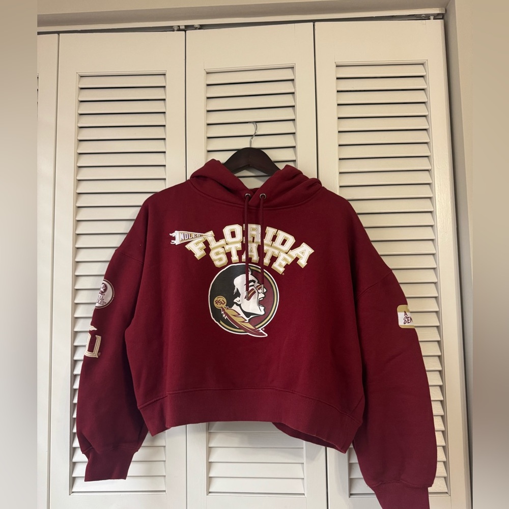 FSU Seminoles crop hoodie sweatshirt